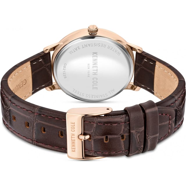 Kenneth Cole Kenneth Cole Men's KCWGB2122802 Classic 42mm Quartz Watch in Brown - 2