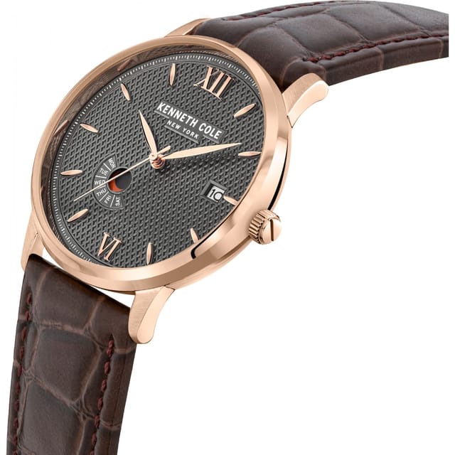 Kenneth Cole Kenneth Cole Men's KCWGB2122802 Classic 42mm Quartz Watch in Brown - 3