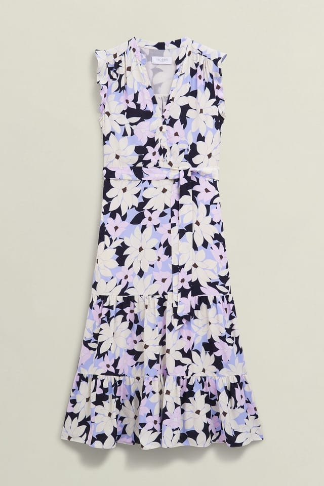 Hobbs London Hobbs London Women's Shauna Sleeveless Midi Dress in Midnight - 2