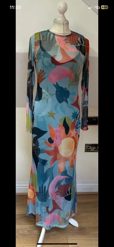 Never Fully Dressed Never Fully Dressed Mesh Maxi | RRP £135| Size 12
