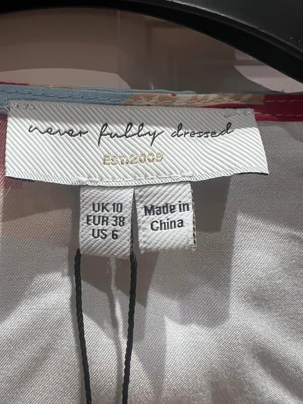 Never Fully Dressed Never Fully Dressed Heart Mini Vienna Wrap Dress 10