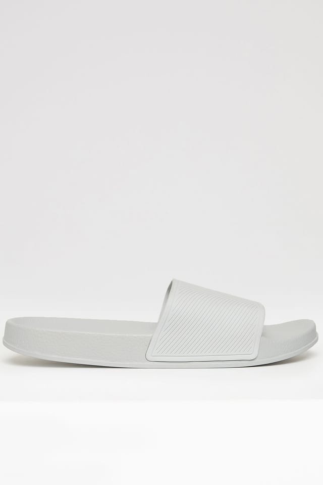 Threadbare Threadbare Men's Lightweight Cushioned Sliders in Grey - 2