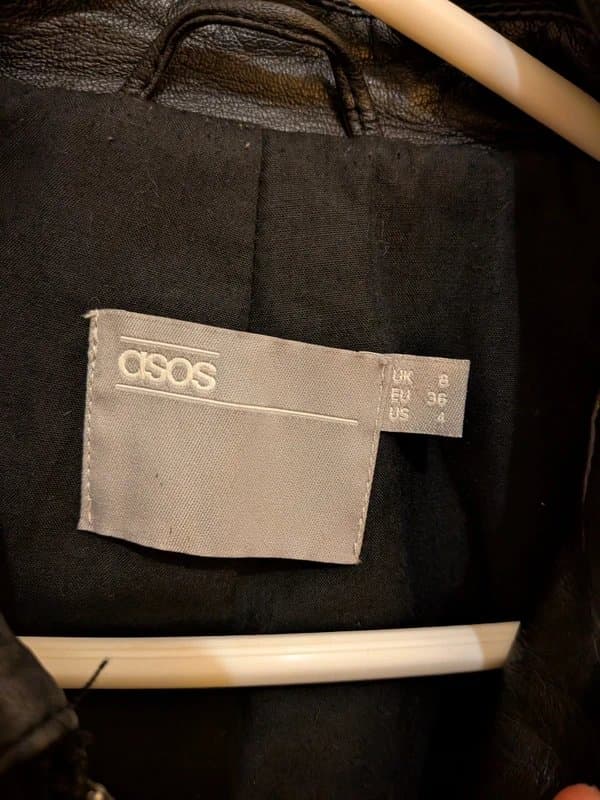 ASOS ASOS leather jacket size S