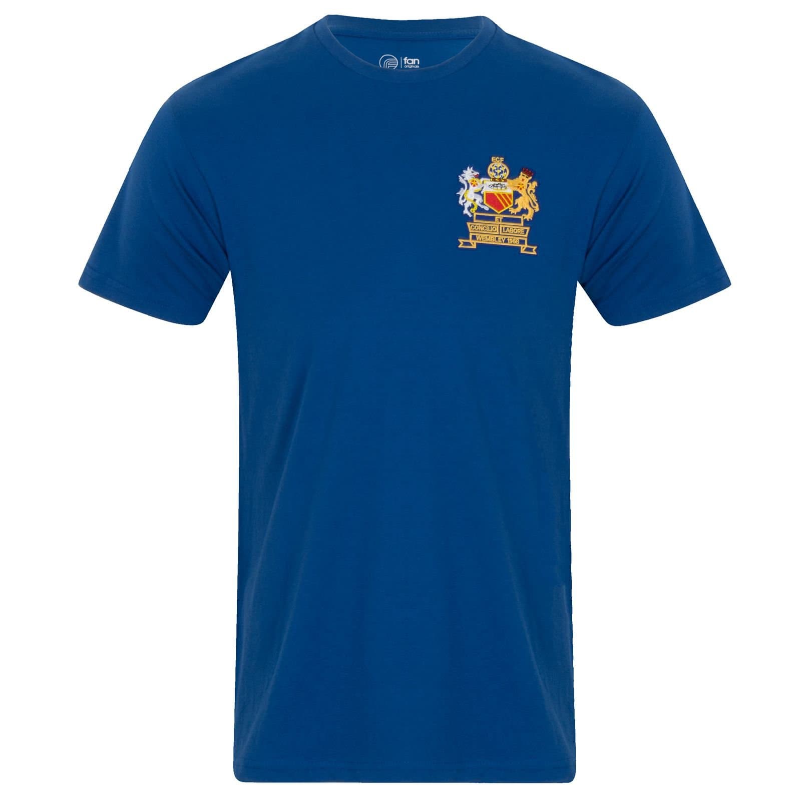 fan originals fan originals Men's Adults United 1968 European Colours T-Shirt in Blue