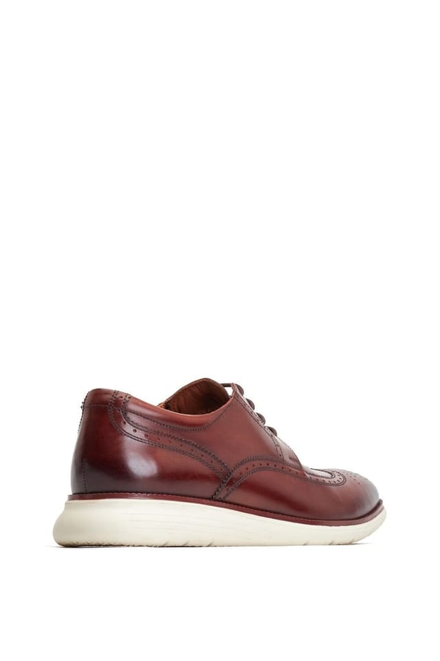Base London Base London Men's Flight Brogue Shoe in Brown - 2