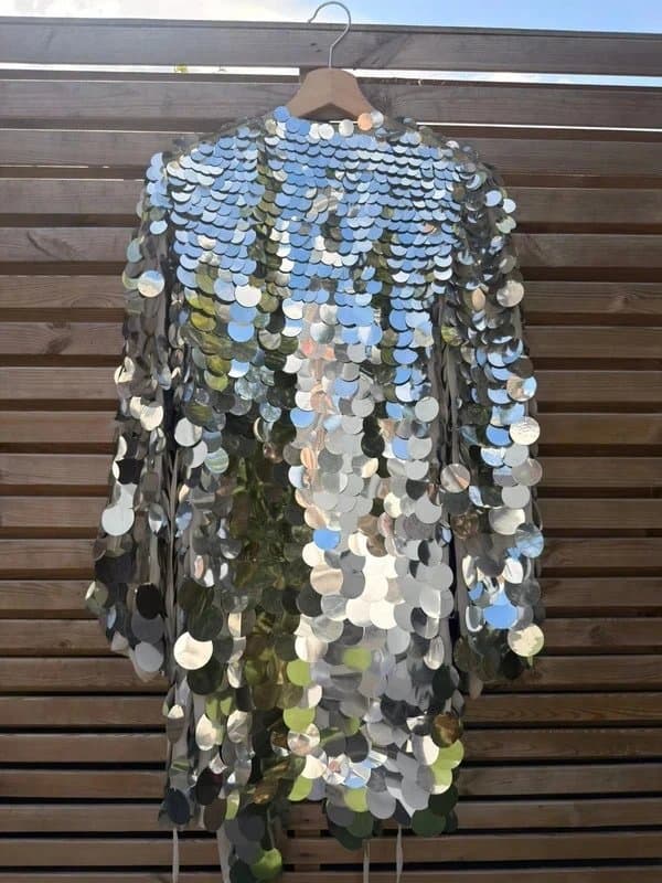 ASOS Design Unique sequin wrap around dress RRP £150
