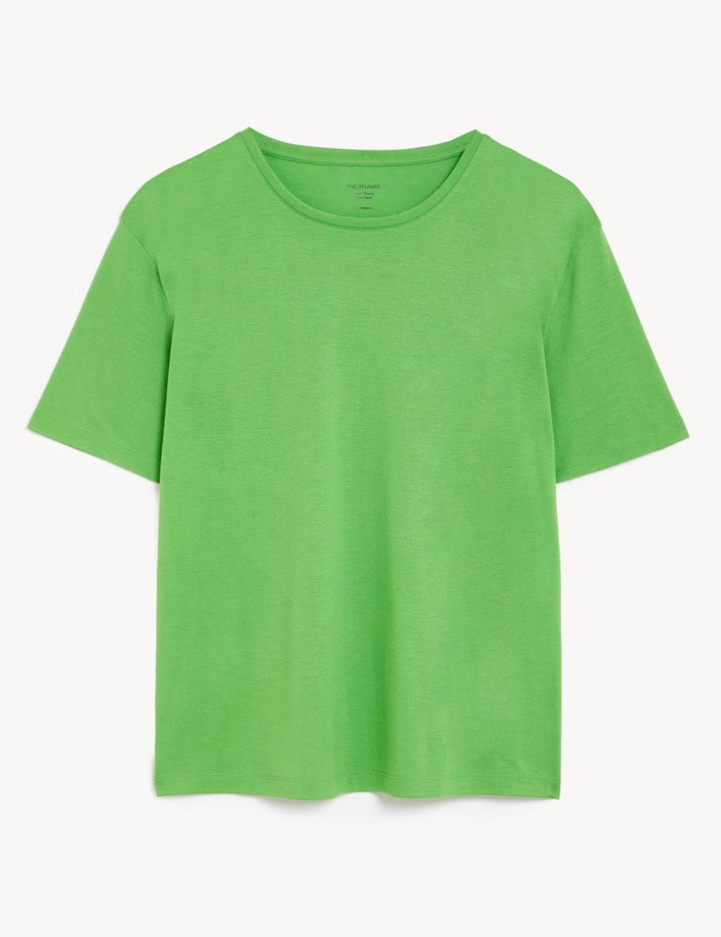 Marks & Spencer M&S Relaxed Short Sleeve T-Shirt Light Emerald