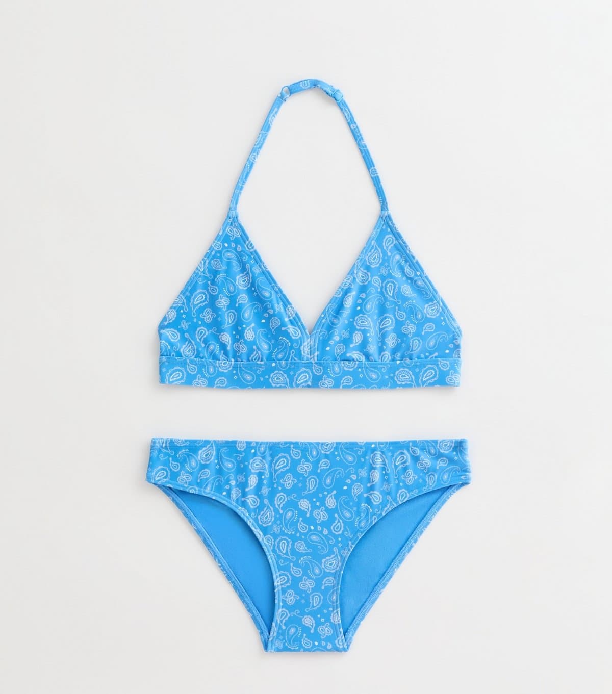New Look Girls' Blue Paisley Print Bikini Set New Look