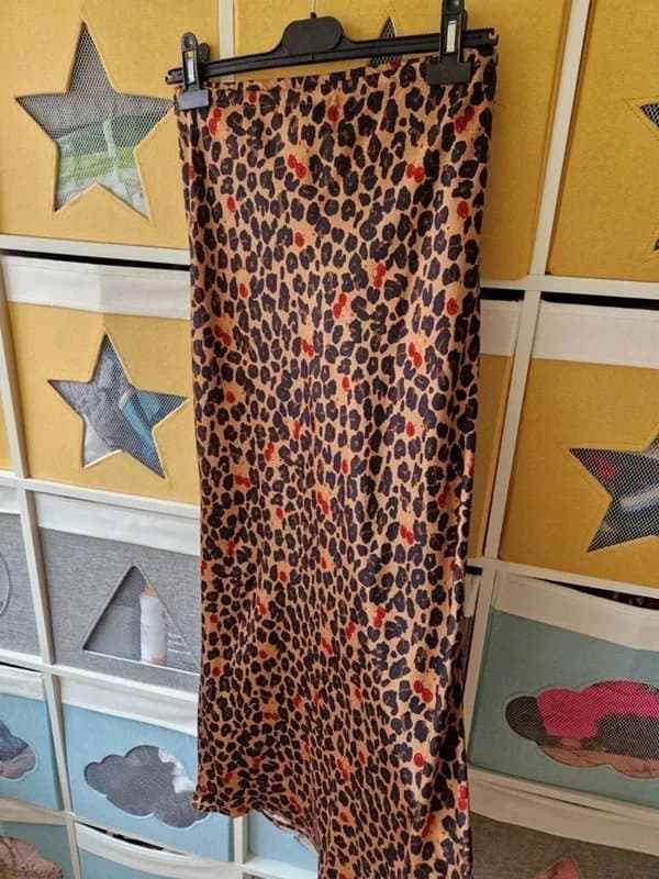Never Fully Dressed Never fully dressed women's cherry leopard dorris skirt size 10 bnwot