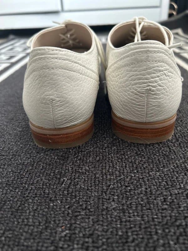 Marks & Spencer M&S Cream Leather Shoes 7