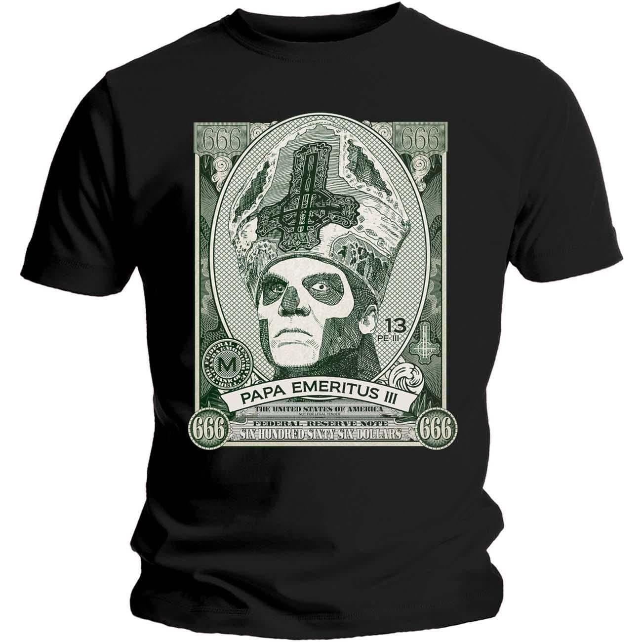Ghost Ghost Men's Papa Cash T-Shirt in Black