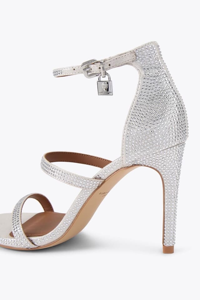 Kurt Geiger London Kurt Geiger London Women's 'Park Lane' Fabric Heels in Cream - 3