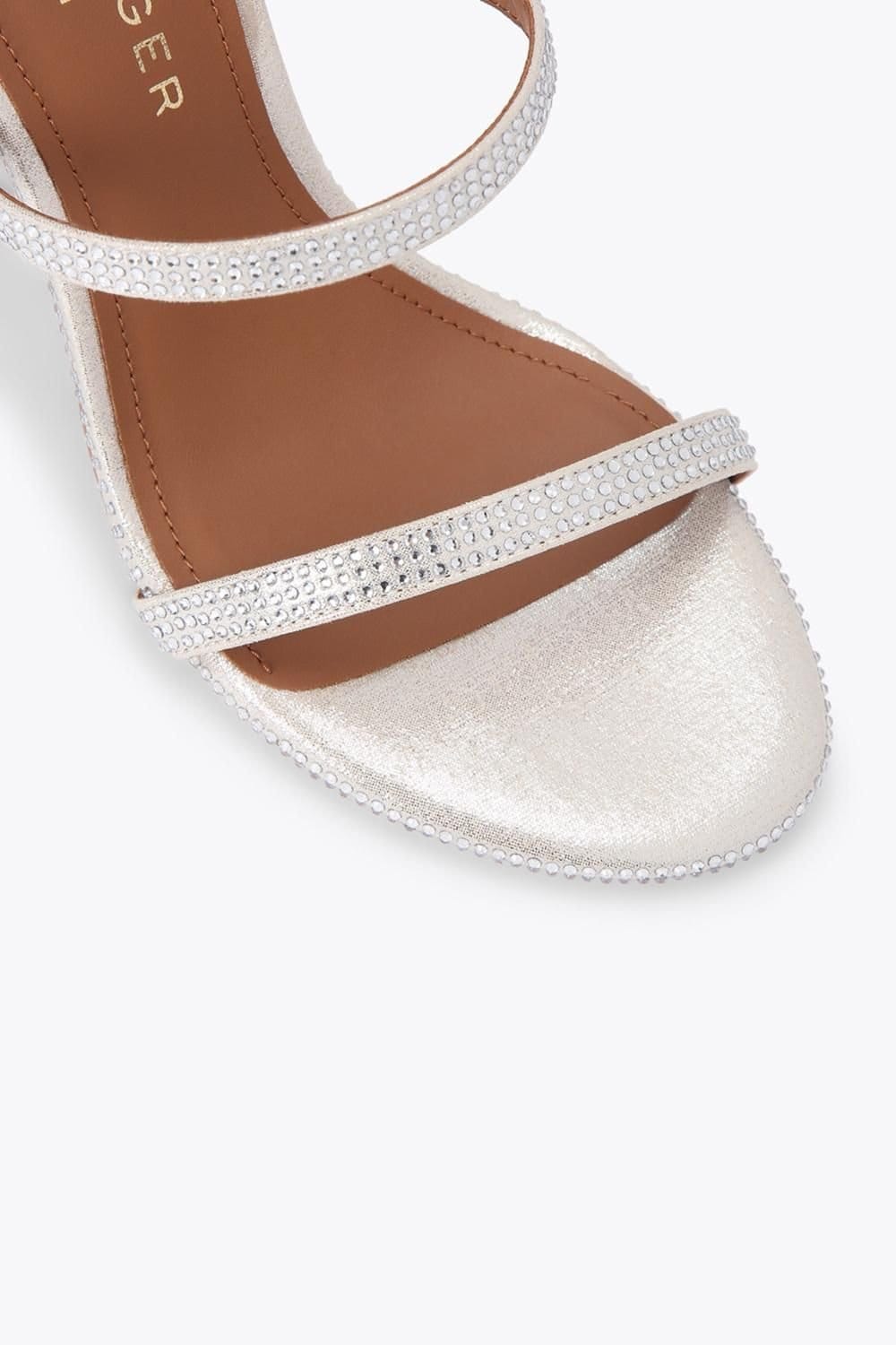 Kurt Geiger London Kurt Geiger London Women's 'Park Lane' Fabric Heels in Cream - 4