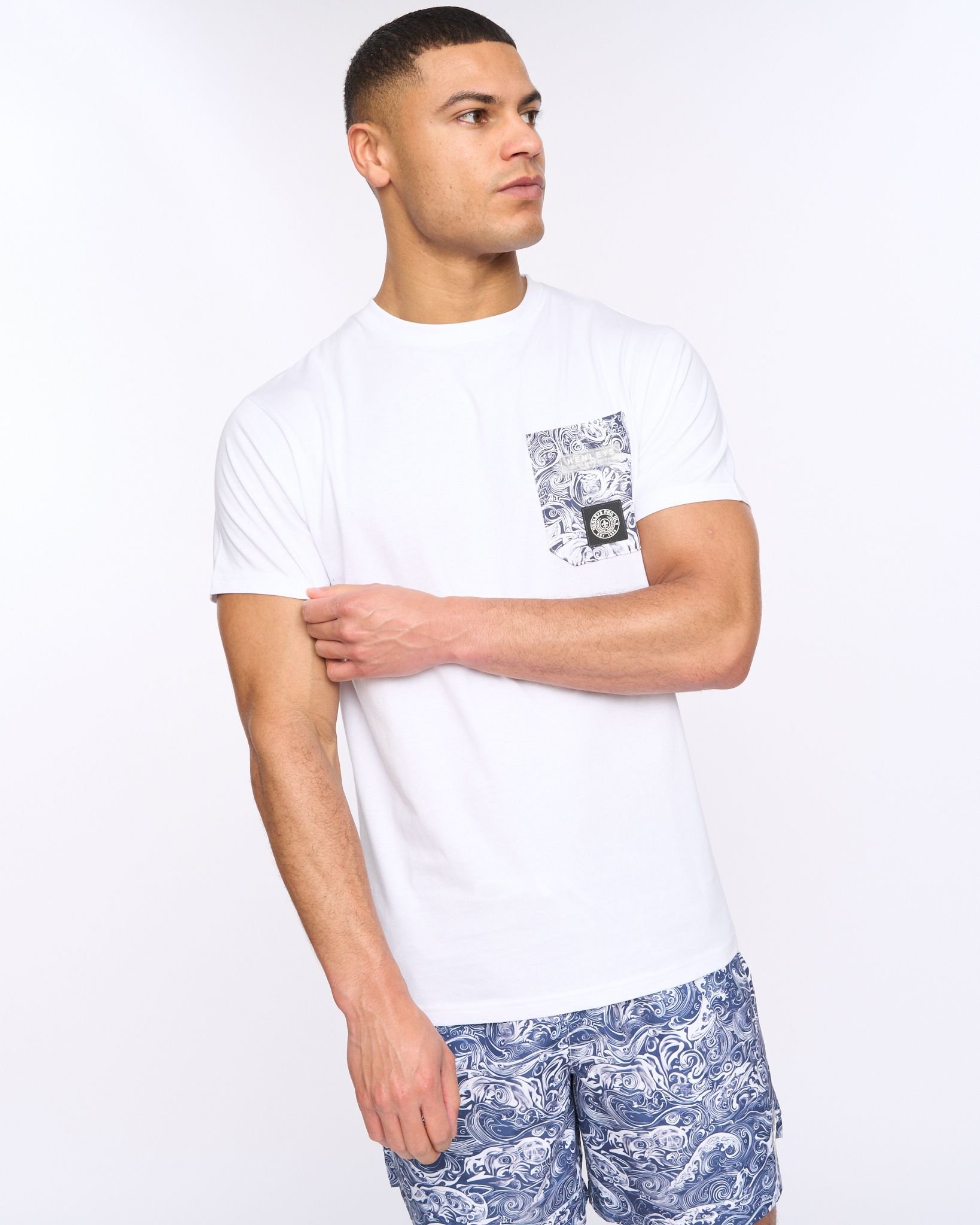 Henleys Henleys Men's Henwave T-Shirt in White - 3