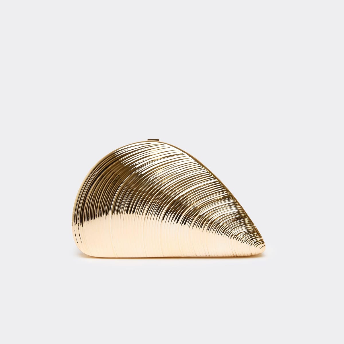 EGO Sorley Shell Shaped Clutch Bag In Gold, Women's Size UK 0 - 1