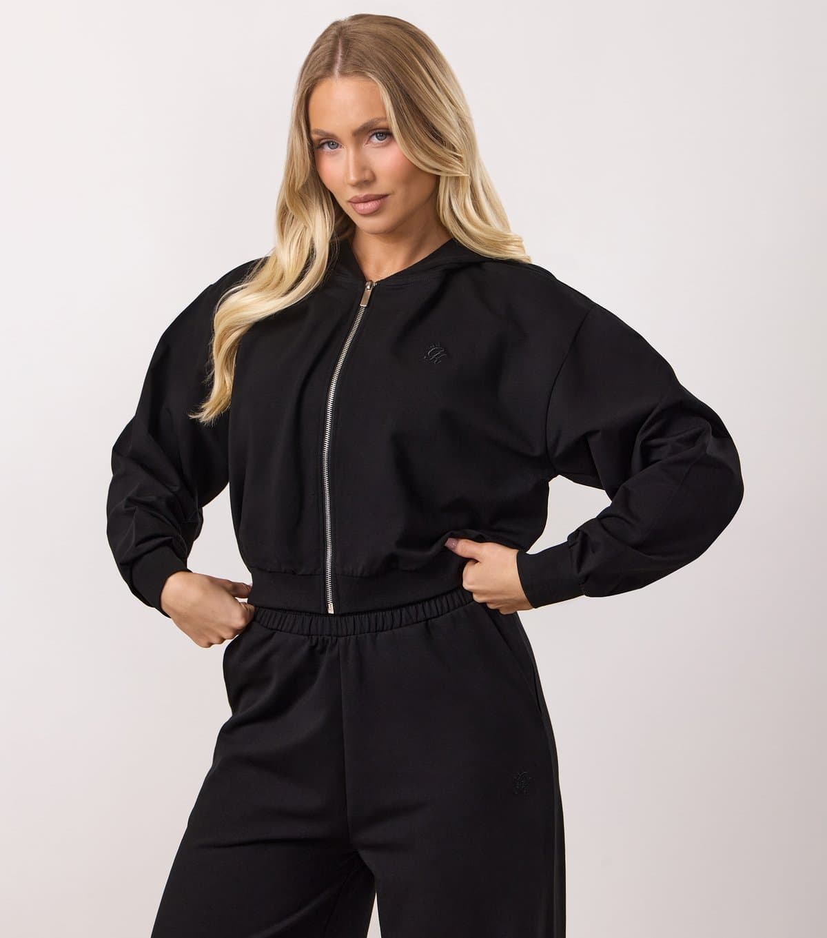Gym King Gym King Black Logo Embroidered Victory Hoodie