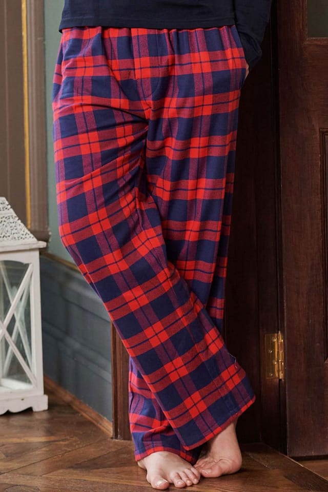 British Boxers British Boxers Men's 'Dumbarton' Tartan Brushed Cotton Pyjama Trousers - 3