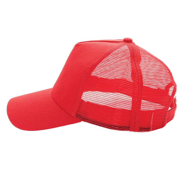 XD Design XD Design Men's Brushed Cotton 5 Panel Trucker Cap in Red - 3