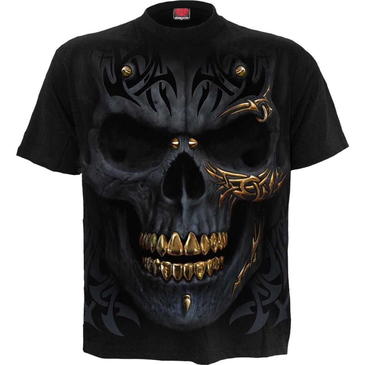 Spiral Spiral Men's BLACK GOLD - T-Shirt Black