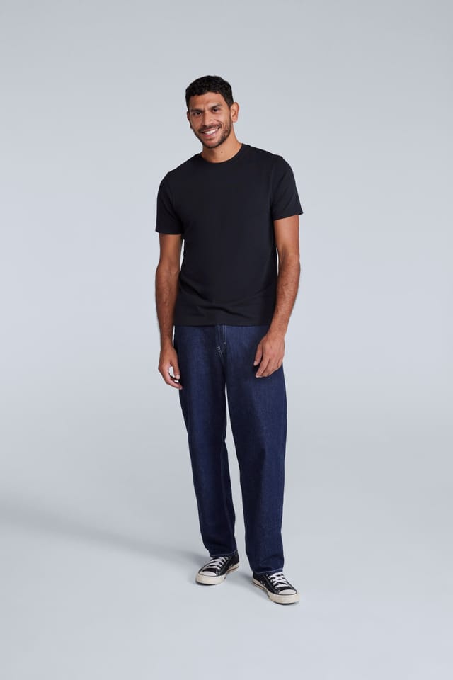 Animal Animal Men's 'Icon' Lightweight Comfortable Short Sleeve Casual Slim Fit T-Shirt in Black - 2