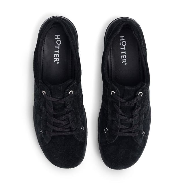 Hotter Hotter Women's 'Fearne II' Lace-Up Shoes in Black - 3