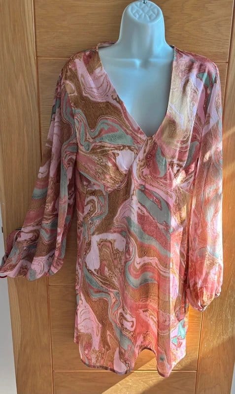 Never Fully Dressed Multi-Coloured V-Neck Blouse
