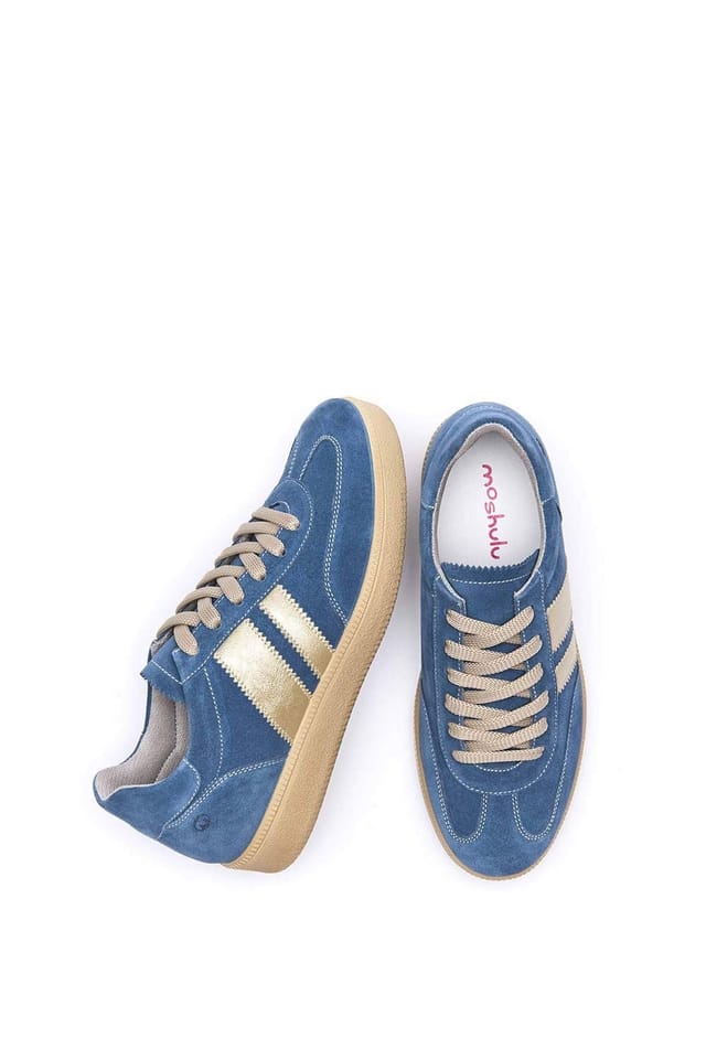 Moshulu Moshulu Women's 'Jess' Colourful trainers in Light Blue - 2