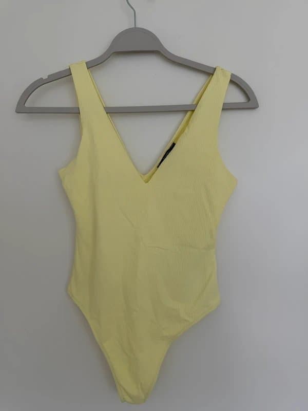 Bershka Yellow bodysuit