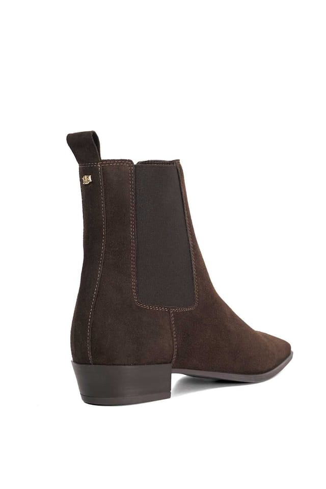 Dune London Dune London Women's 'Parkas' Suede Ankle Boots in Brown - 3