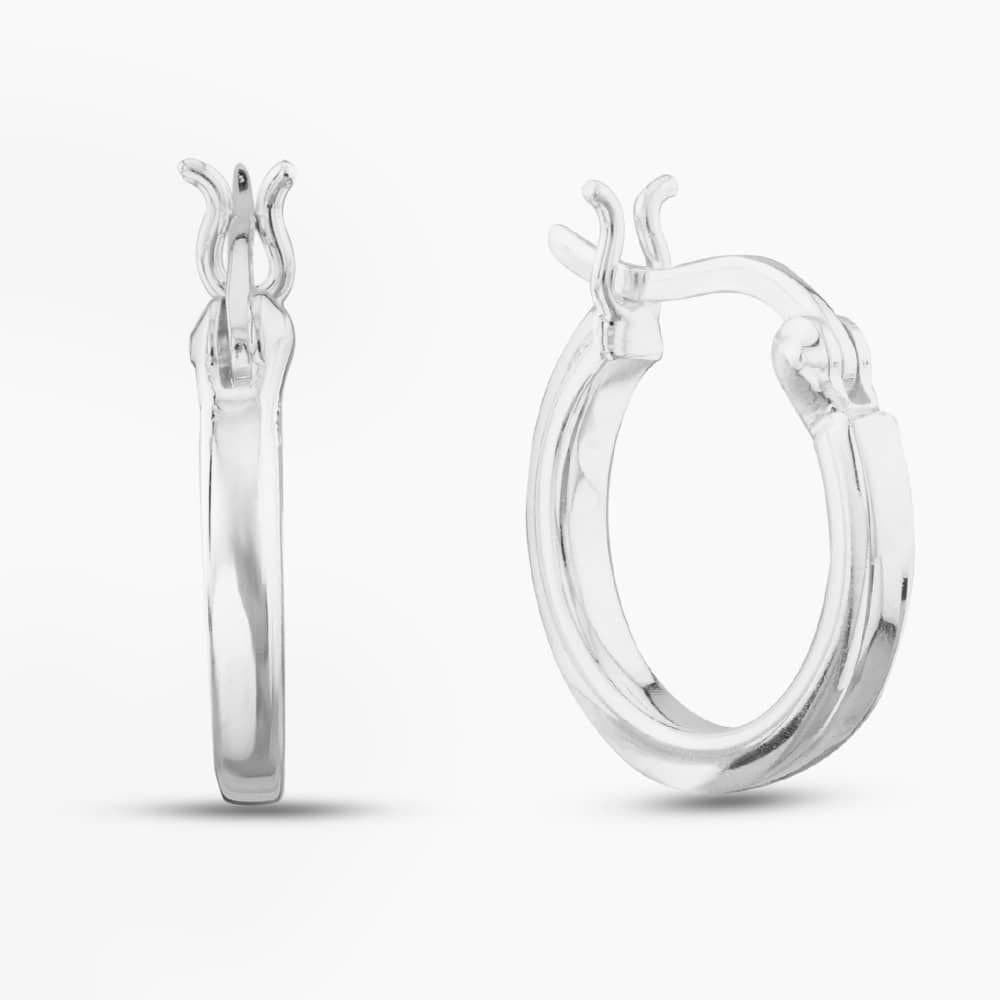 T.H.Baker T.H.Baker Women's Sterling Silver Hoop Earrings