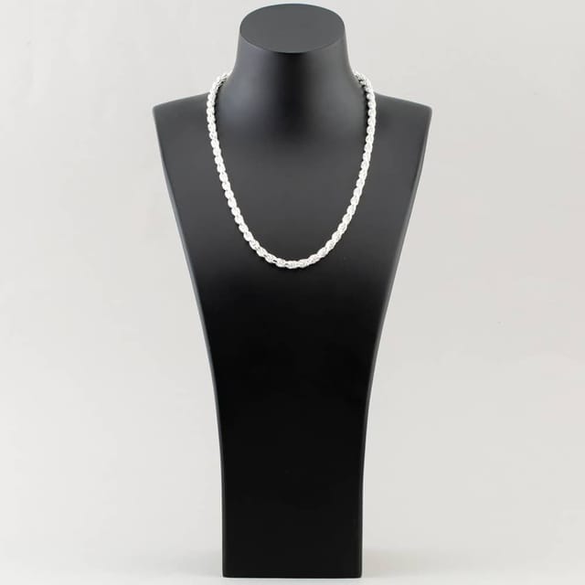 T.H.Baker T.H.Baker Women's Sterling Silver 20 Inch Thick Rope Chain SDCR-560-AG-20 - 2