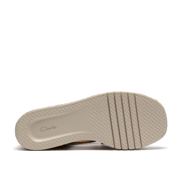 Clarks Clarks Women's Kidiki Sun Dark Olive Nubuck Wedge Sandals in Green - 3