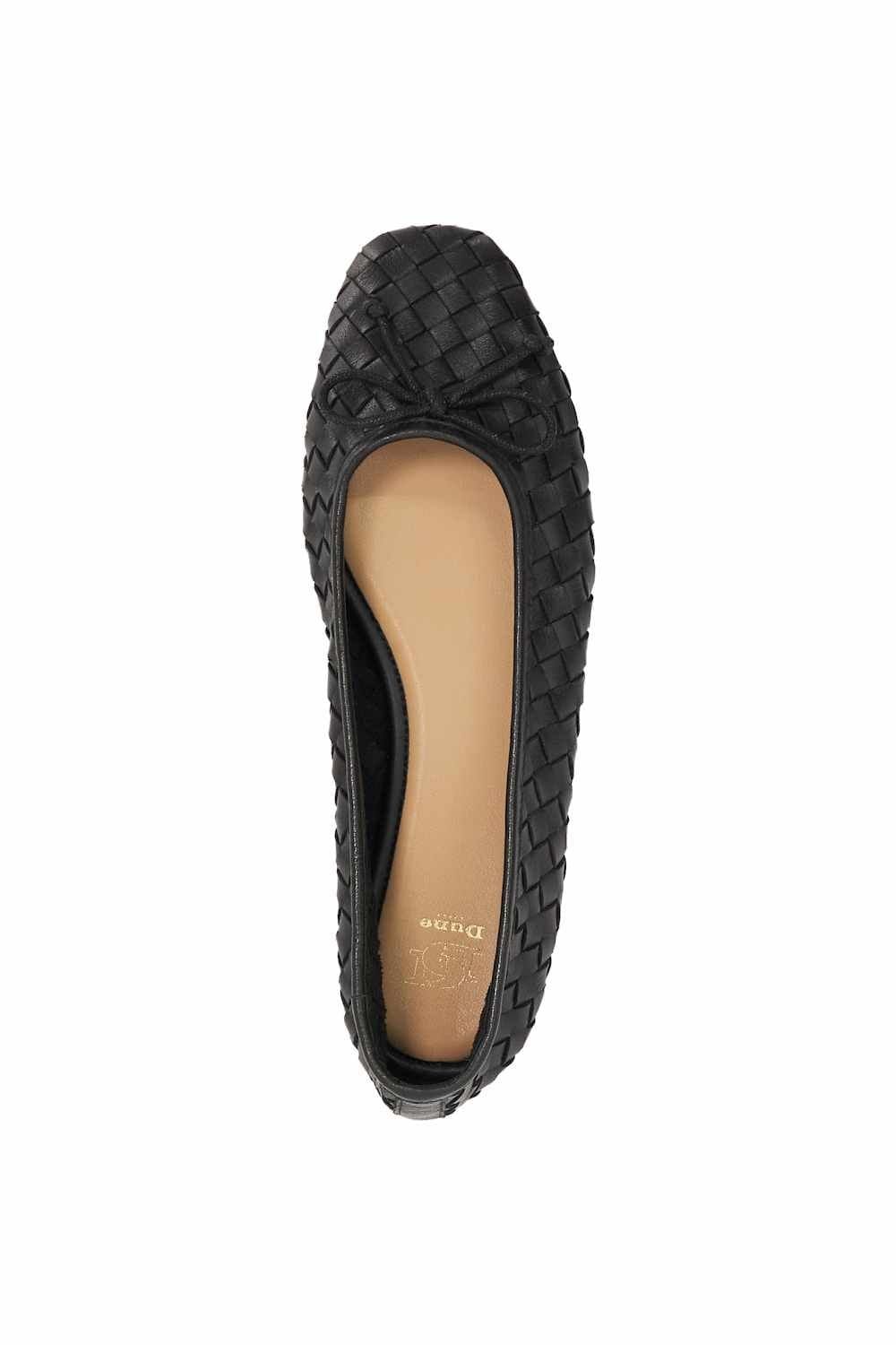 Dune London Dune London Women's 'Heat' Leather Ballet Pumps in Black - 4