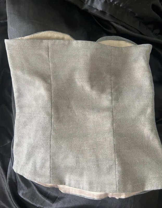 ASOS Grey Tule style corset top