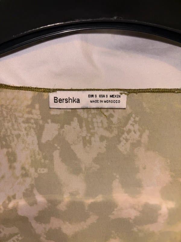 Bershka Bershka sheer green mermaid cropped top