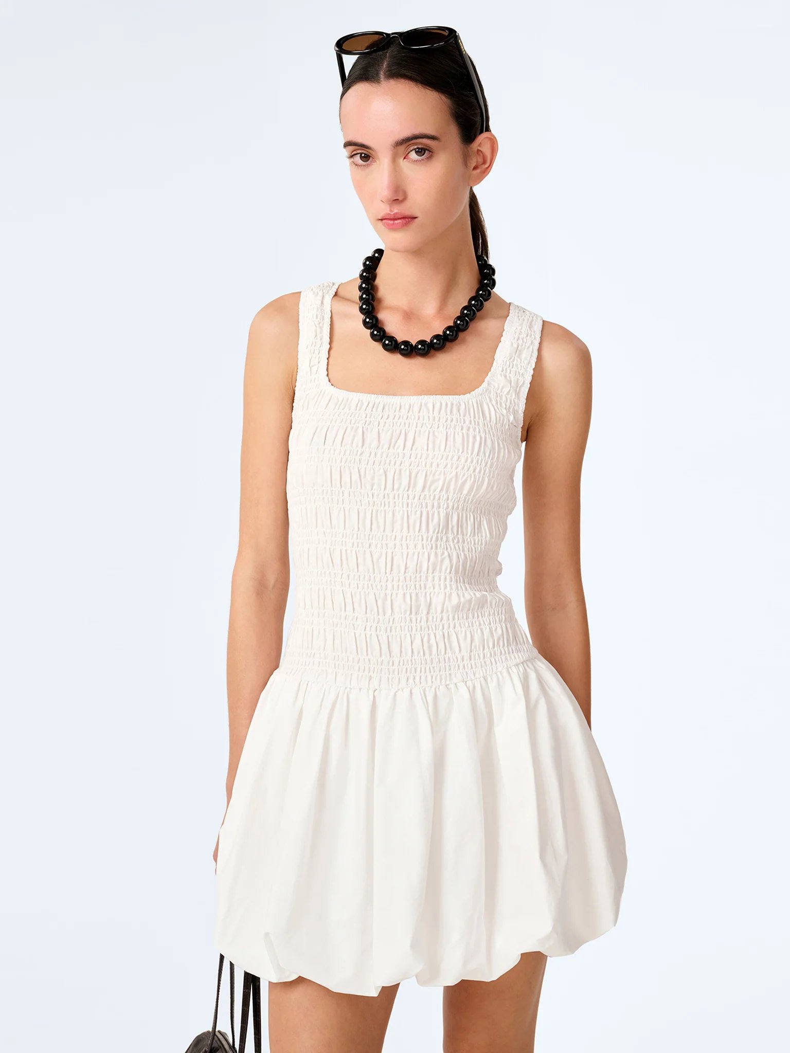 OMNES Fernanda Dress in White - 3