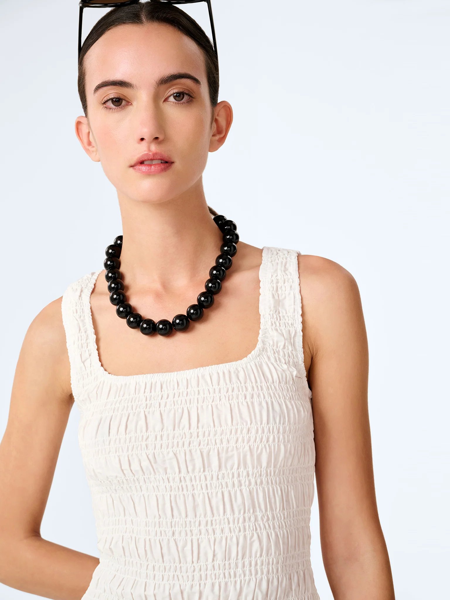 OMNES Fernanda Dress in White - 4