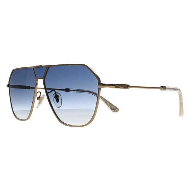 Police Police Men's Aviator Shiny Pink Gold Blue Gradient SPLL89 Horizon 8 - 2
