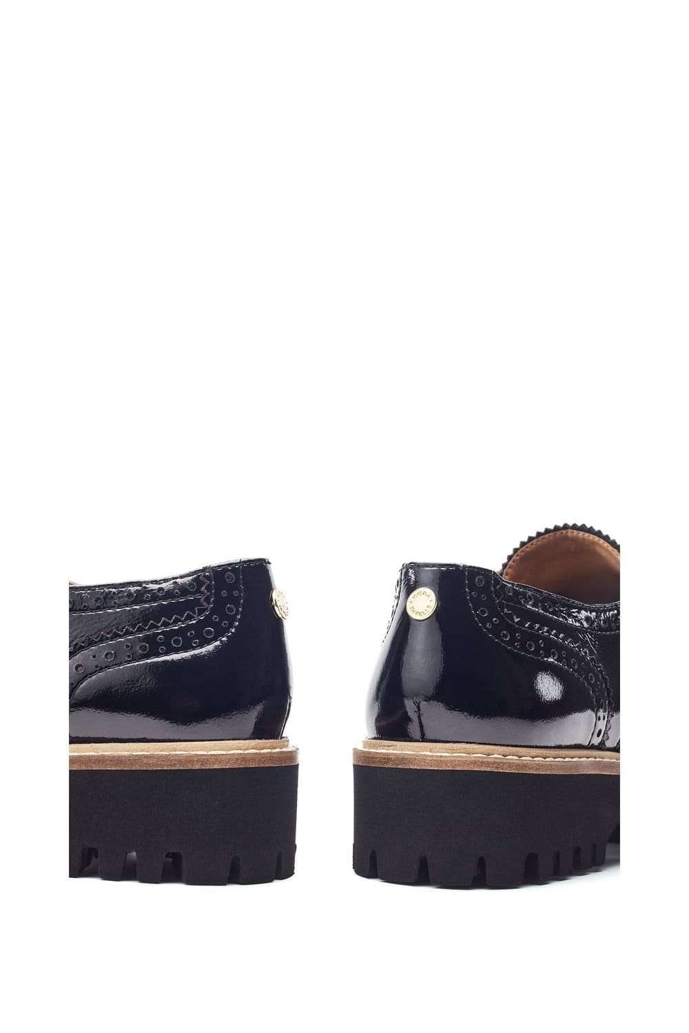 Moda In Pelle Moda In Pelle Women's 'Evranna' Patent Leather Brogues in Black - 4