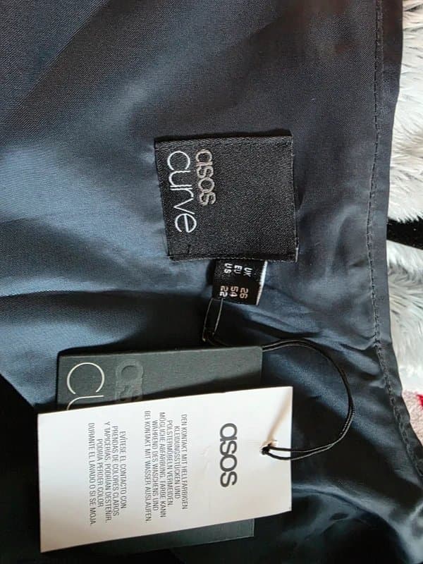 ASOS Asos curve navy lined sequin jacket size 26