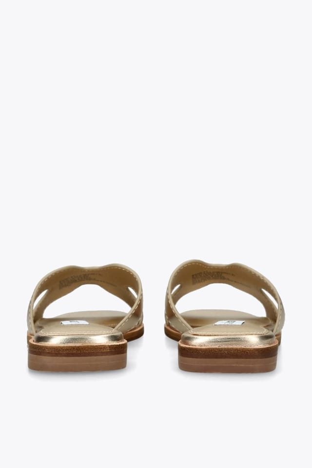 Steve Madden STEVE MADDEN Women's 'Bondst Gold' Leather Sandals in Gold - 3