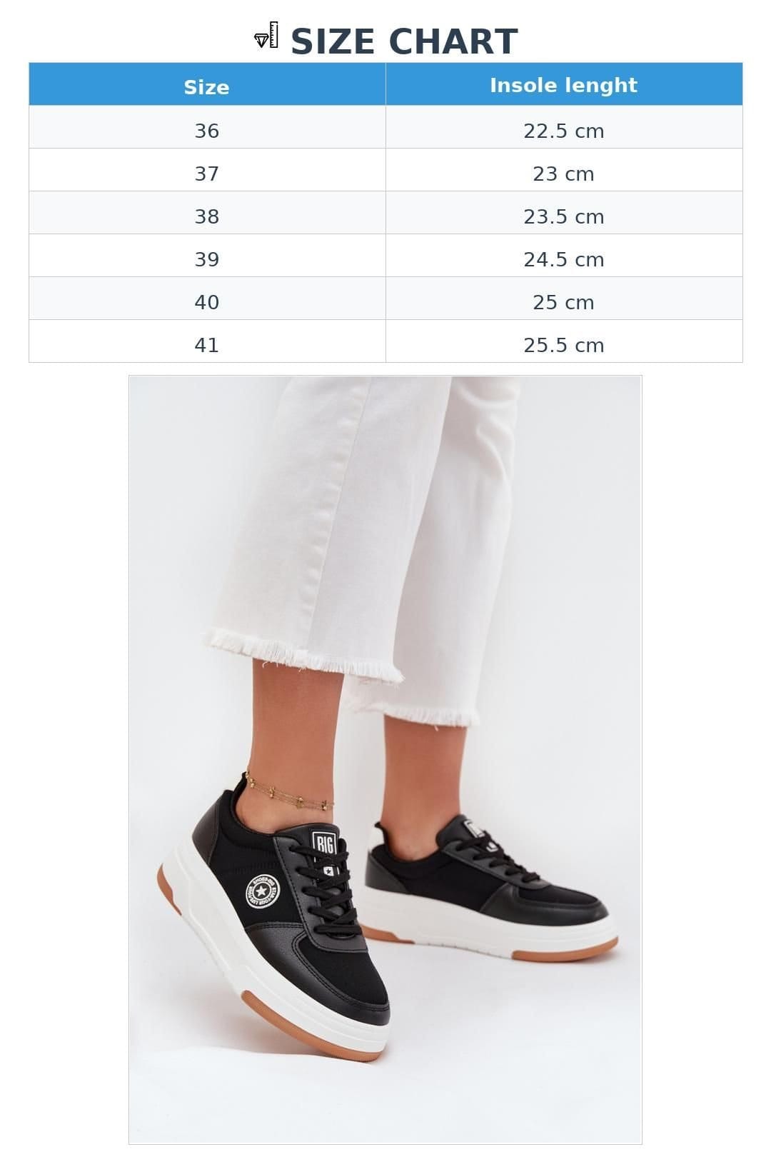Love Lace Love Lace Women's Big Star Sport Shoes HIPOLY System Sneakers for Everyday in Black - 4