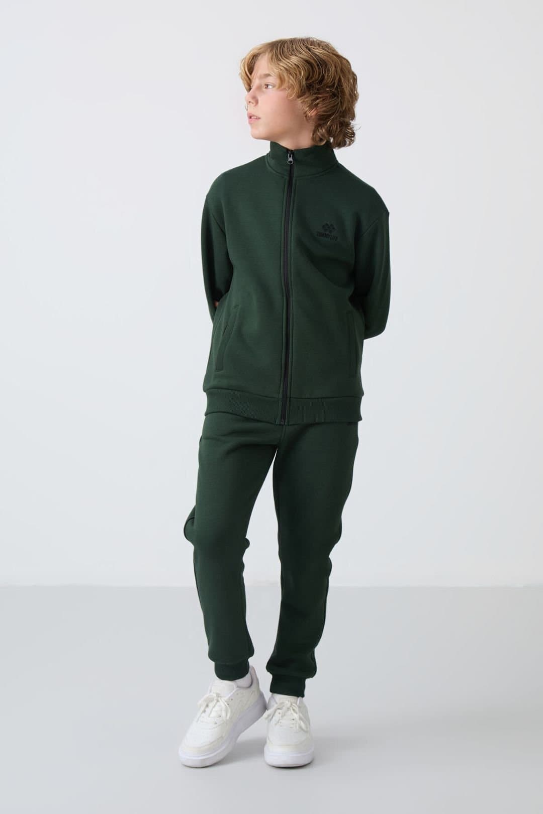 Tommy Life Tommy Life Men's Youth Active Set in Dark Green