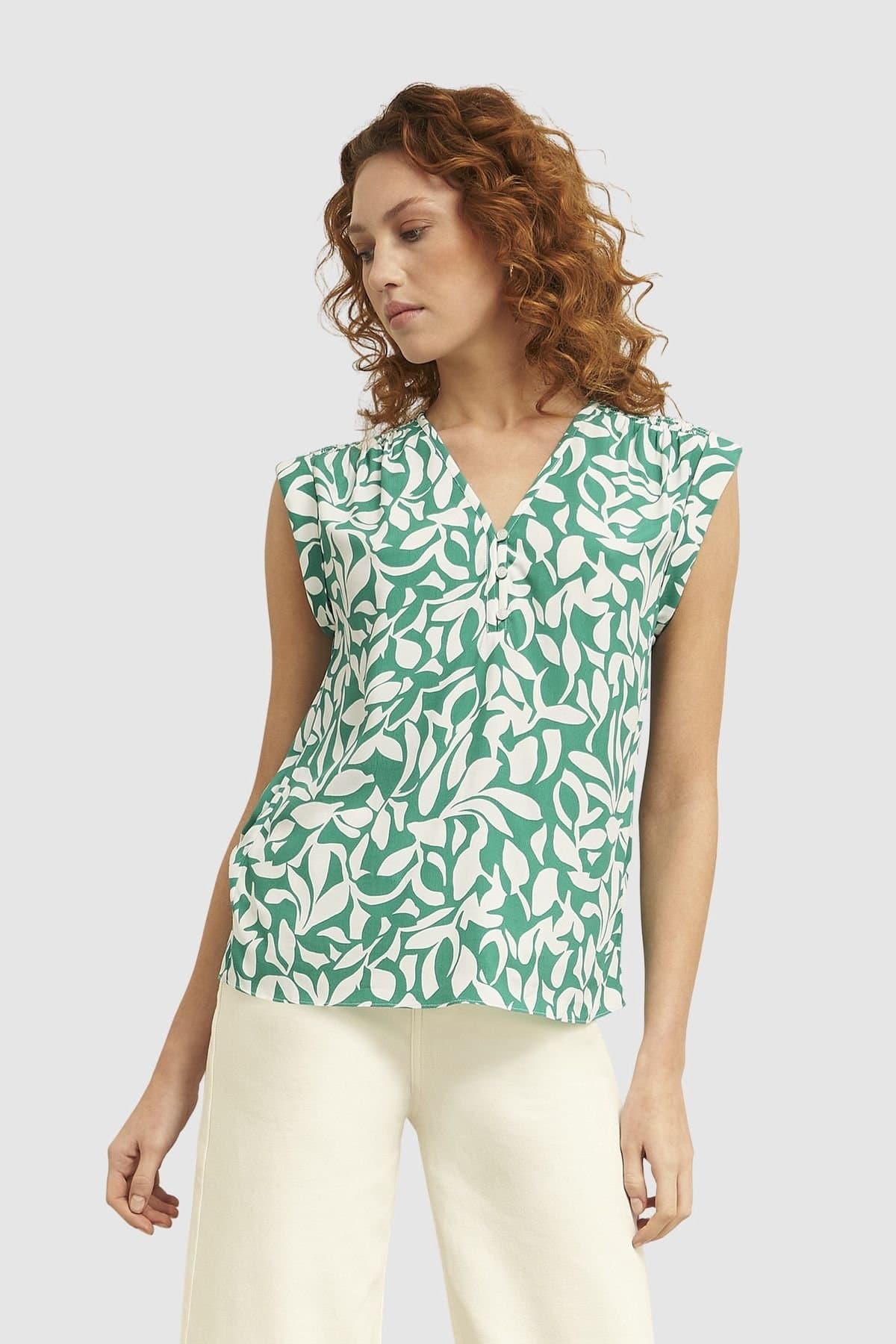 Hobbs London Hobbs London Jade V-Neck Sleeveless Top