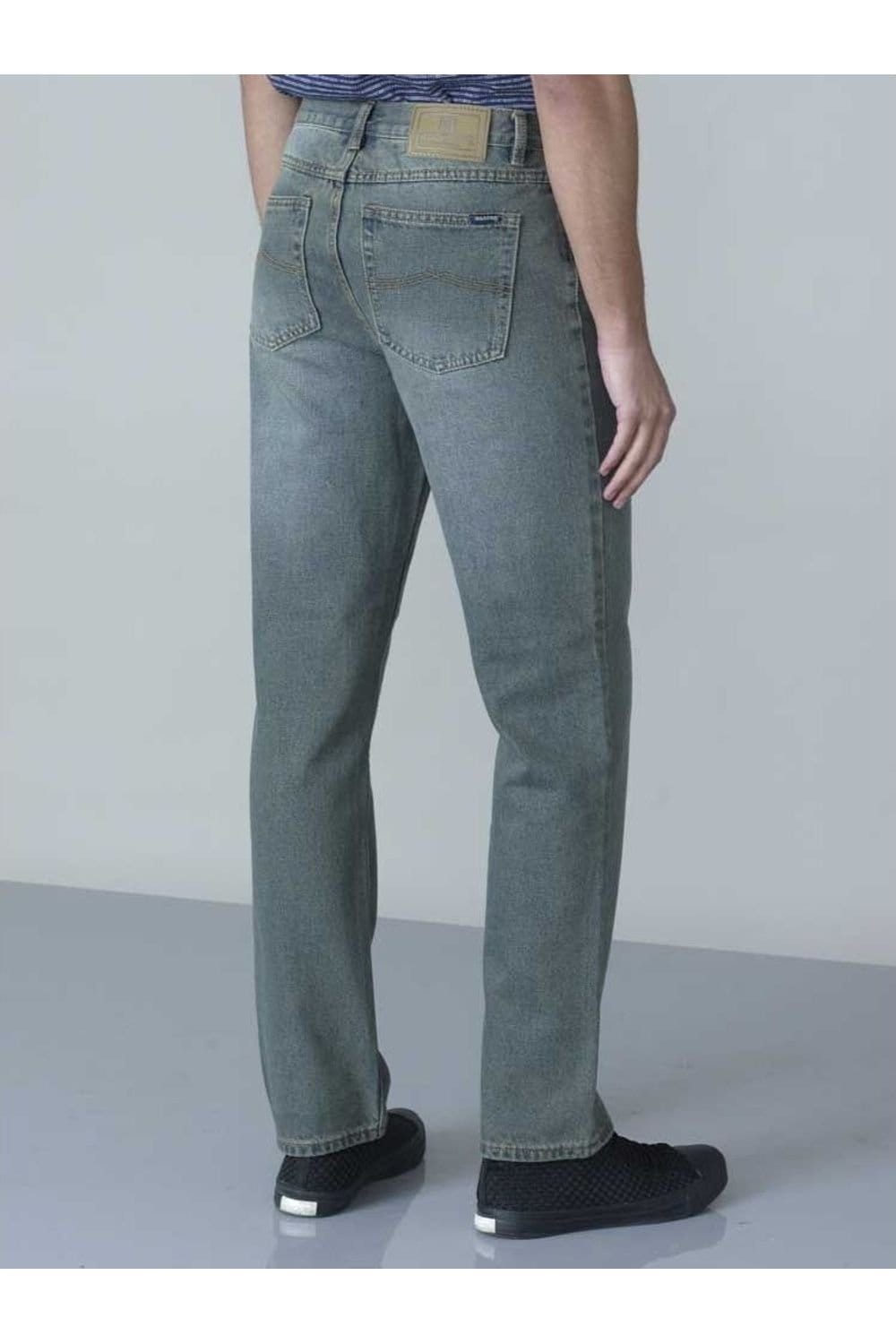 Duke Clothing Duke Clothing Men's D555 Rockford Comfort Kingsize Jeans in Mid Blue - 4