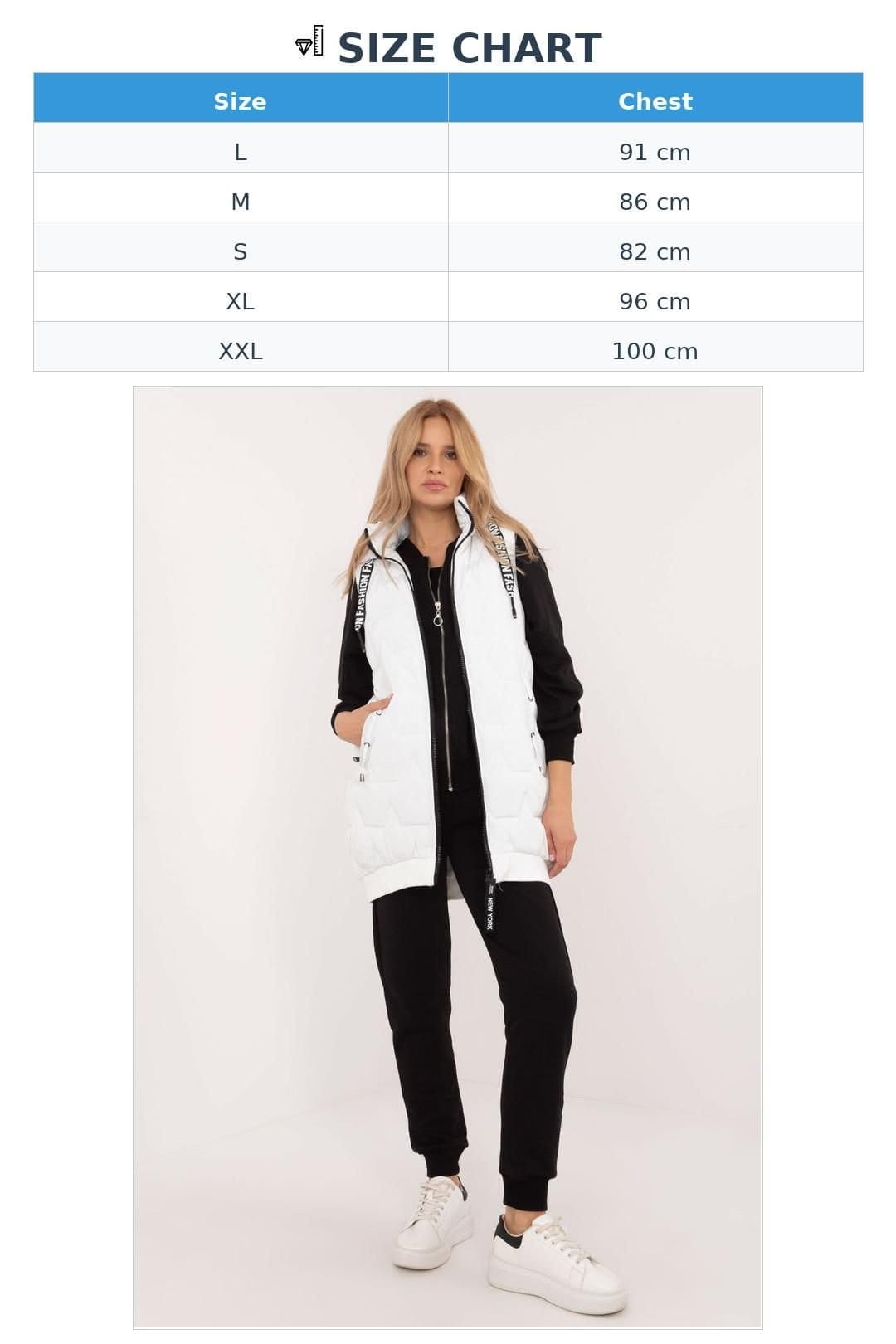 Love Lace Love Lace Women's Quilted Insulated Puffer Vest with Detachable Hood in White - 4