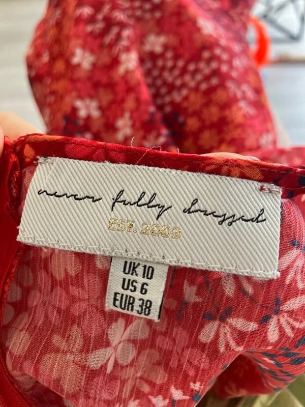 Never Fully Dressed Red Never Fully dressed dress brand new size 10, maxi dress Christmas da party outfit or summer