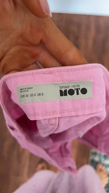 Topshop Topshop pink skirt