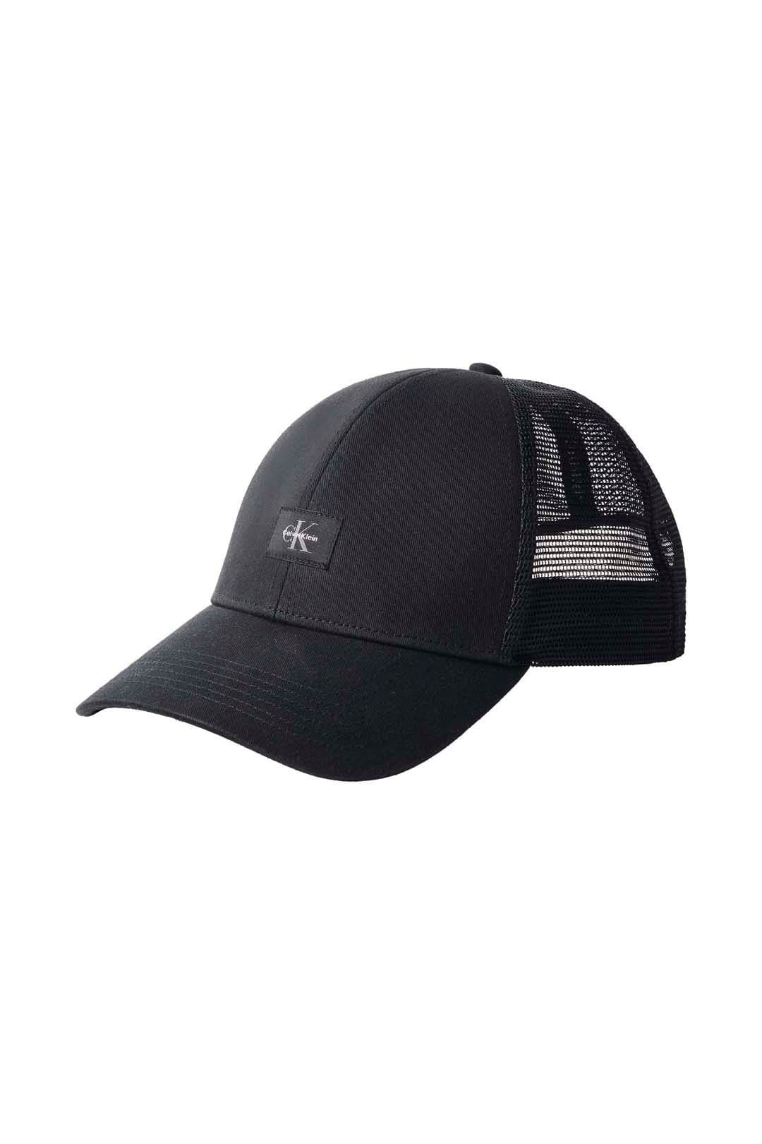 Calvin Klein Calvin Klein Men's Monologo Woven Patch Trucker Black