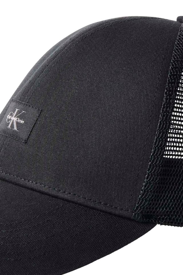 Calvin Klein Calvin Klein Men's Monologo Woven Patch Trucker Black - 2